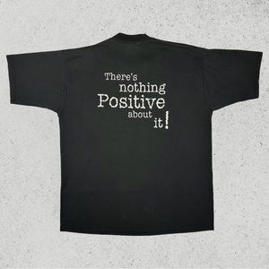 Vintage 90s Faded Black Novelty T-Shirt